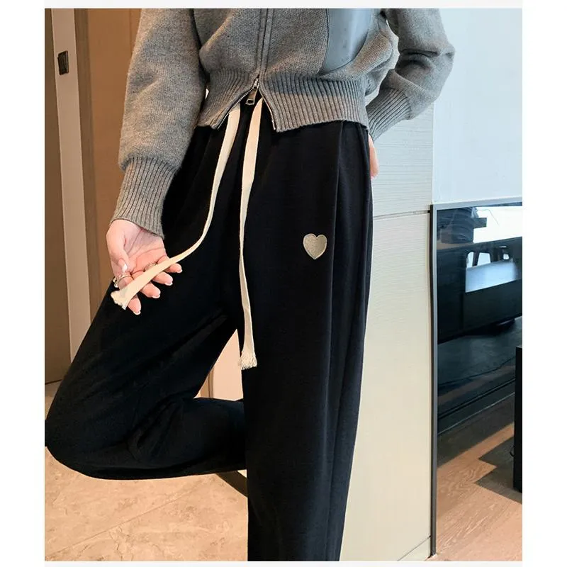 Casual Banana-Shaped Plus Sports Loose Fit Sweatpant