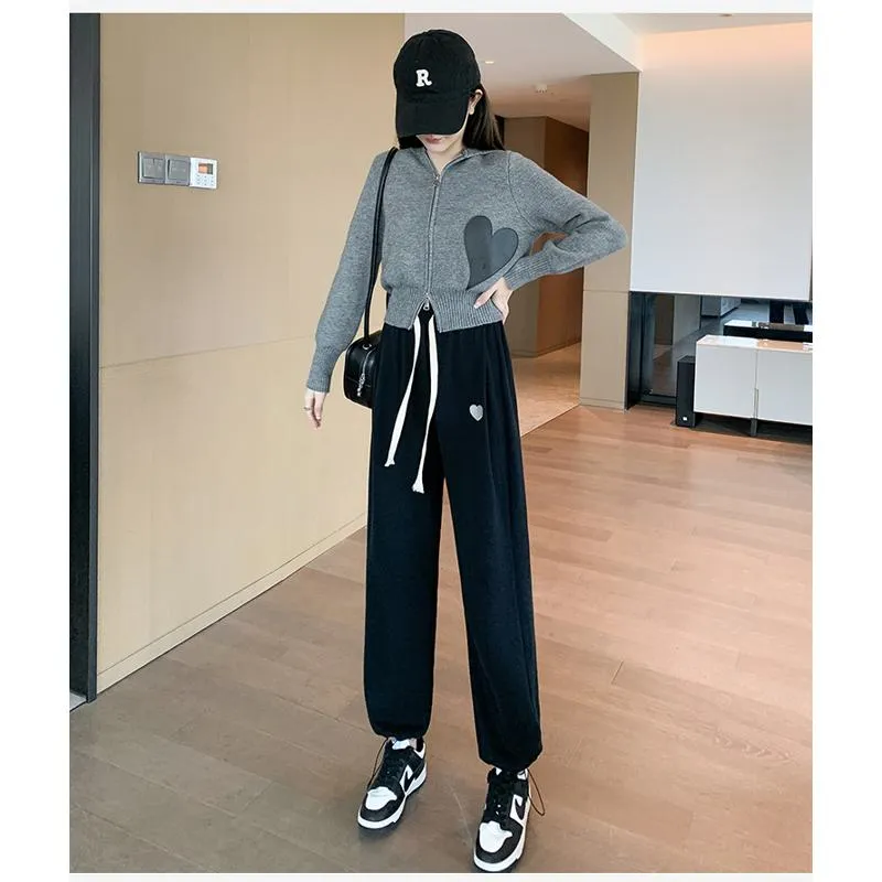 Casual Banana-Shaped Plus Sports Loose Fit Sweatpant