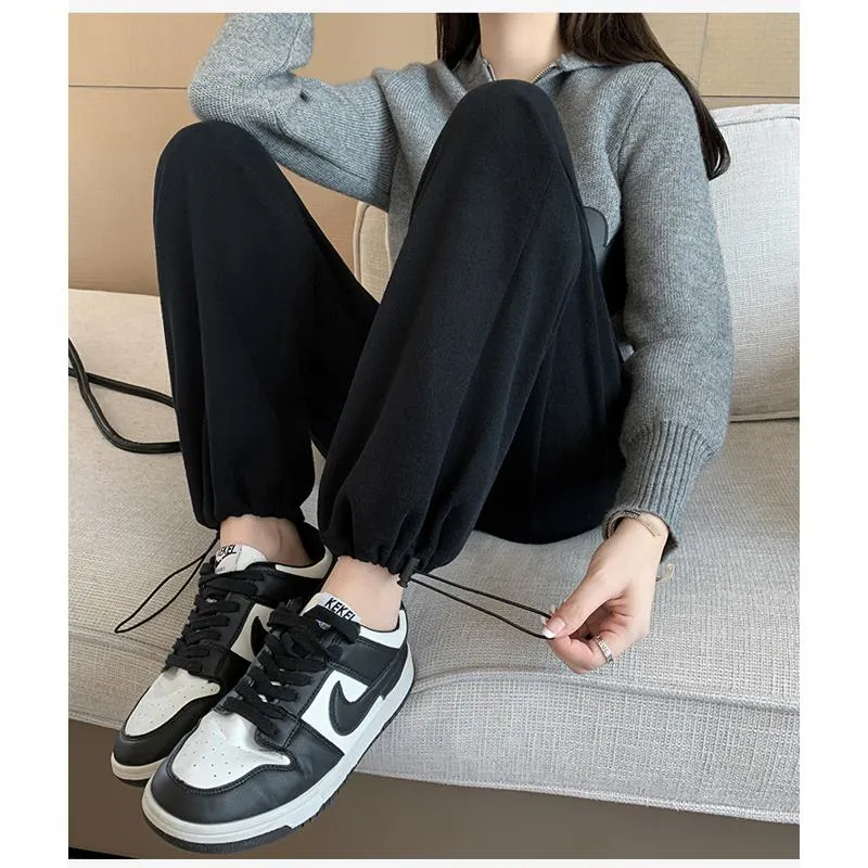 Casual Banana-Shaped Plus Sports Loose Fit Sweatpant