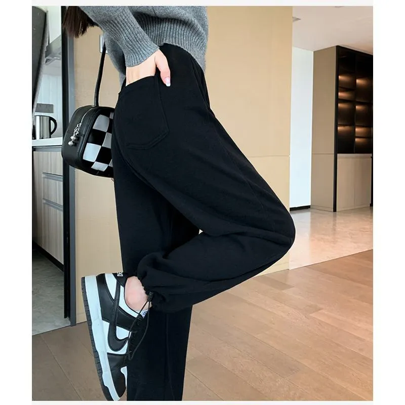 Casual Banana-Shaped Plus Sports Loose Fit Sweatpant