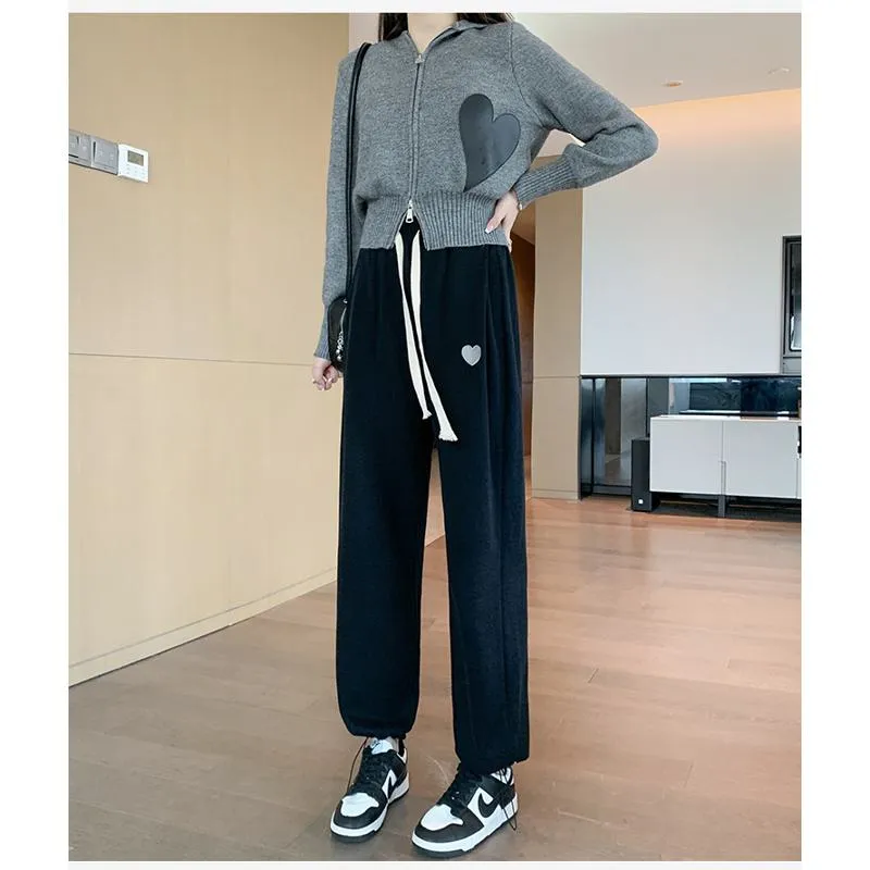 Casual Banana-Shaped Plus Sports Loose Fit Sweatpant