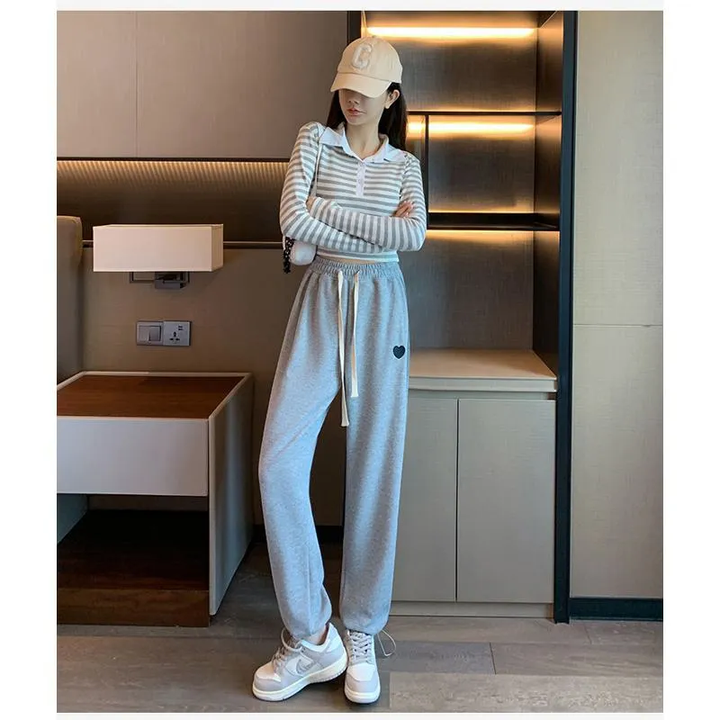 Casual Banana-Shaped Plus Sports Loose Fit Sweatpant