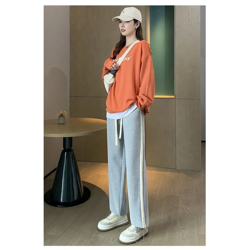 Casual Plus Sports Plus Velvet Loose Fit Sweatpants