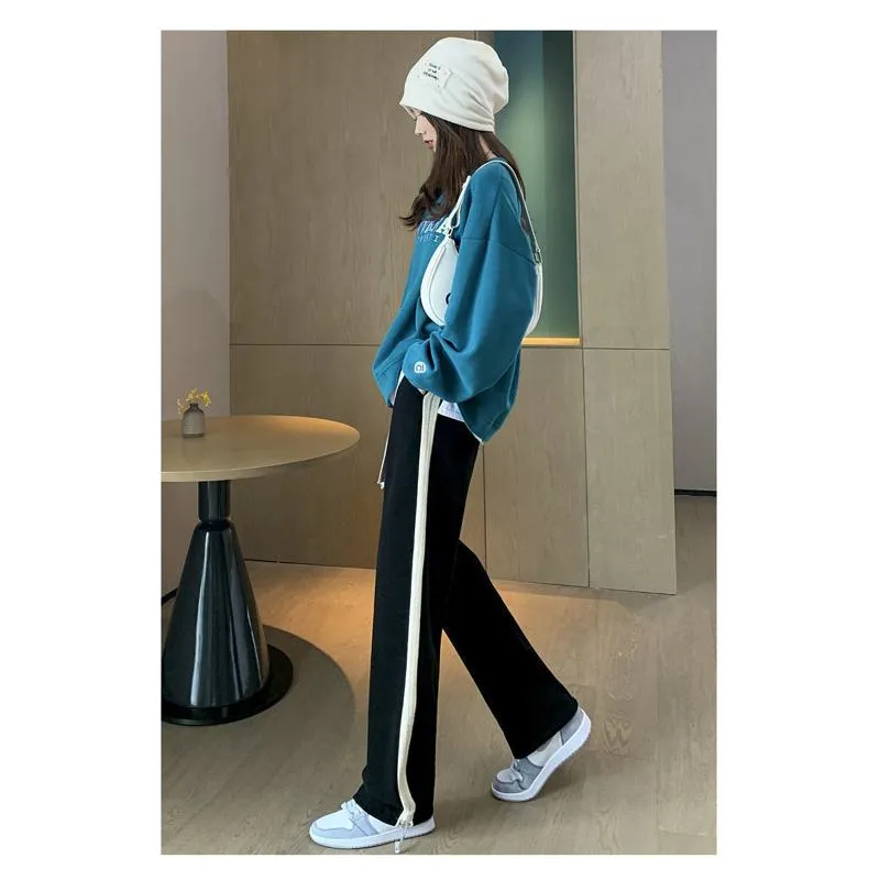 Casual Plus Sports Plus Velvet Loose Fit Sweatpants