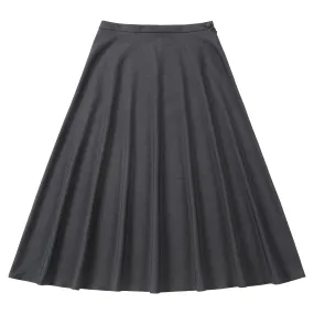 Charcoal A-Line Skirt