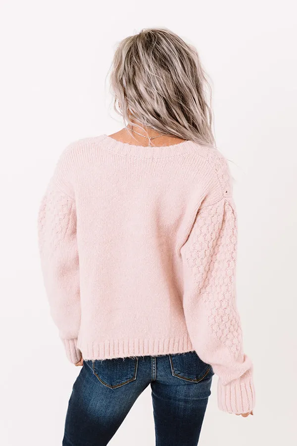 Chic In The Moment Cropped Sweater