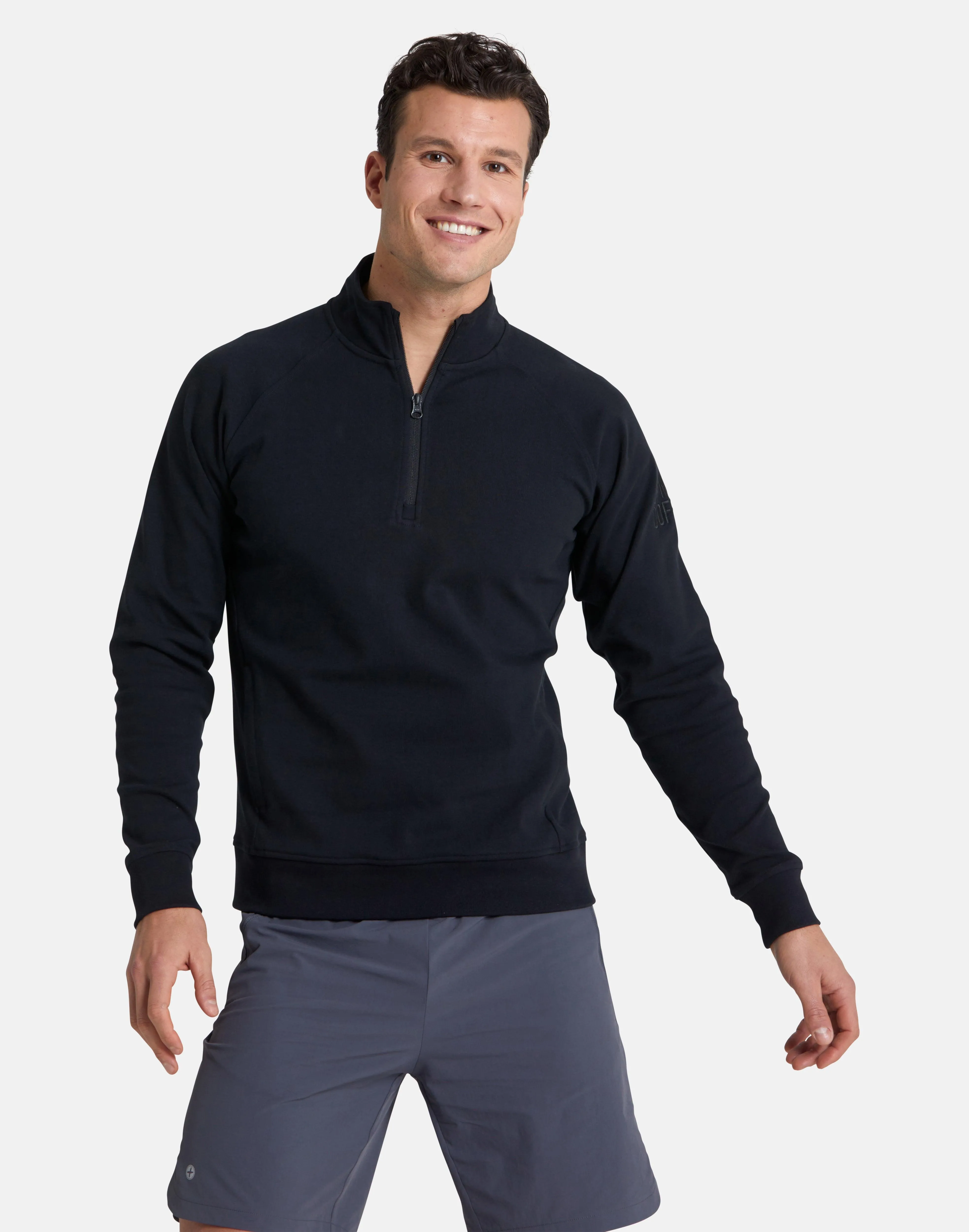 Chill Half Zip in Black