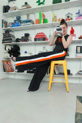 Cincinnati Bengals Striped Wide Leg Pant