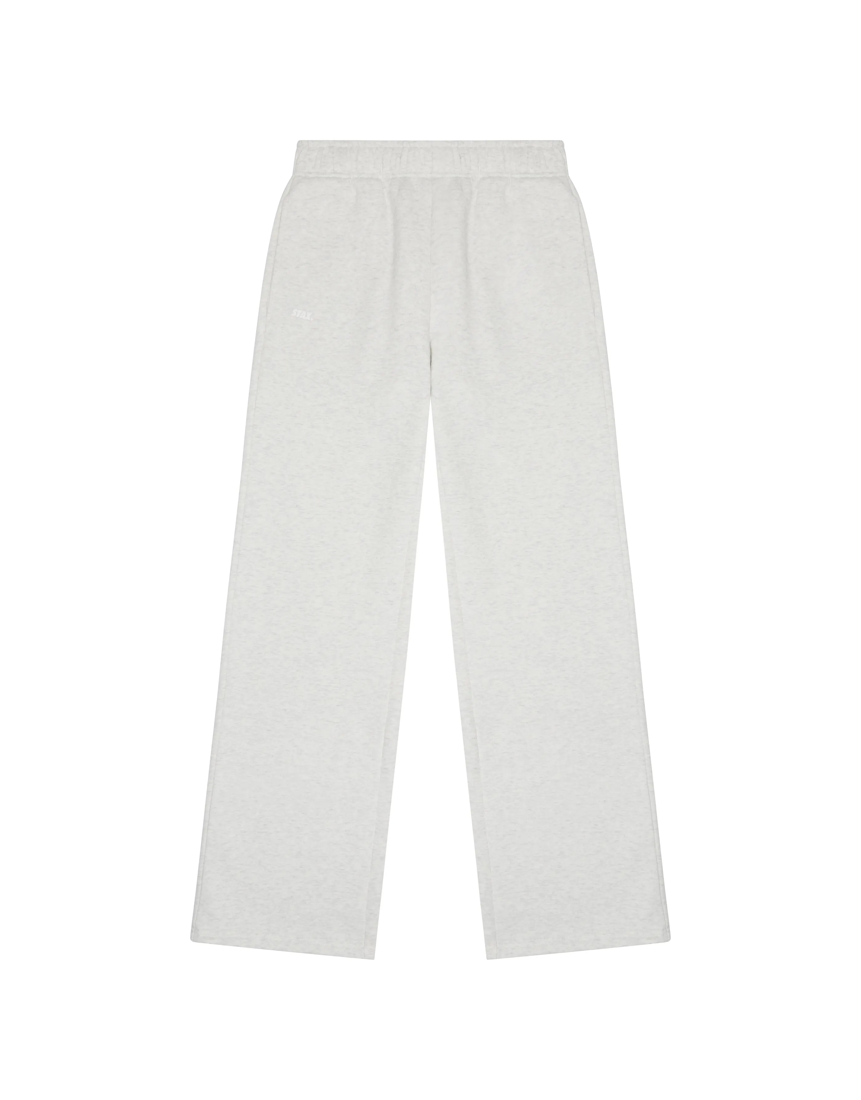 Classic Straight Leg Jogger - Light Grey Marle