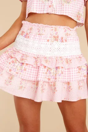 Corbett Berry Picnic Mini Skirt