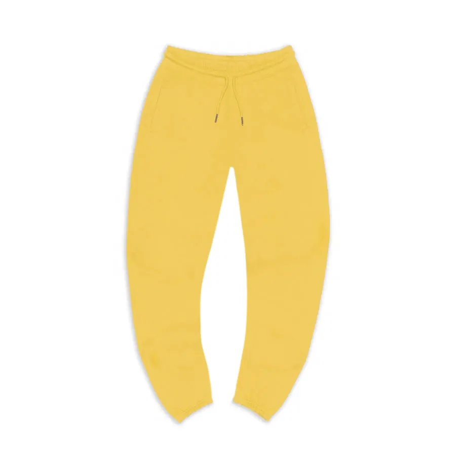 Cozy Season Cuffed Sweatpants - Mustard