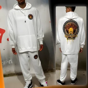 ^CROOKS & CASTLES^ (WHITE) ~SNOOP DOGG~ JOGGER SWEATSUITS FOR MEN