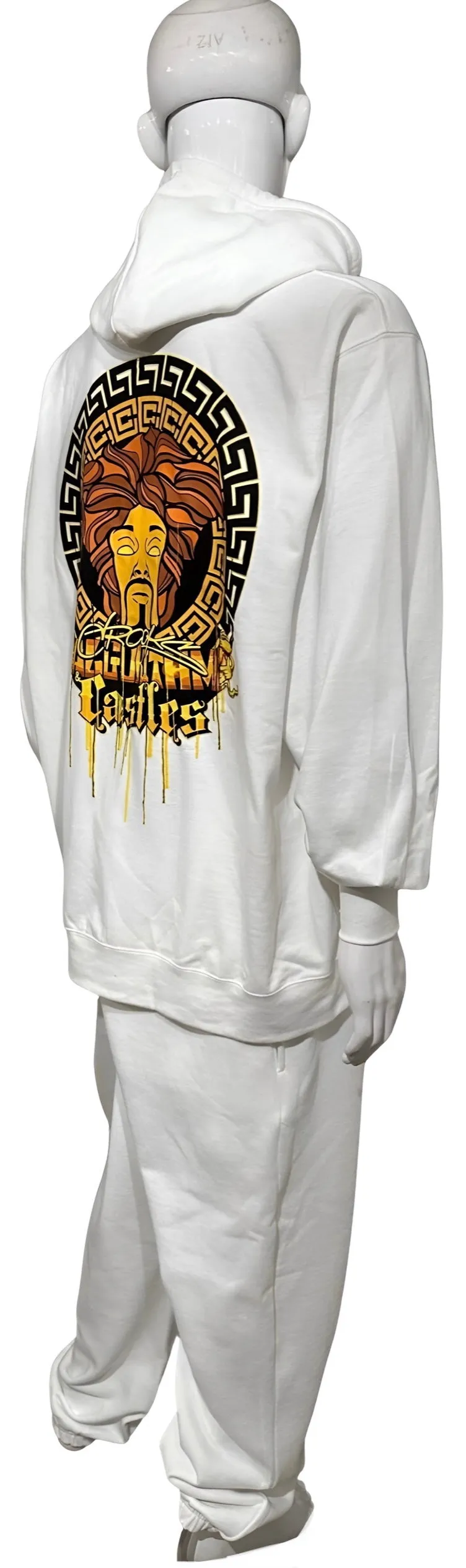 ^CROOKS & CASTLES^ (WHITE) ~SNOOP DOGG~ JOGGER SWEATSUITS FOR MEN