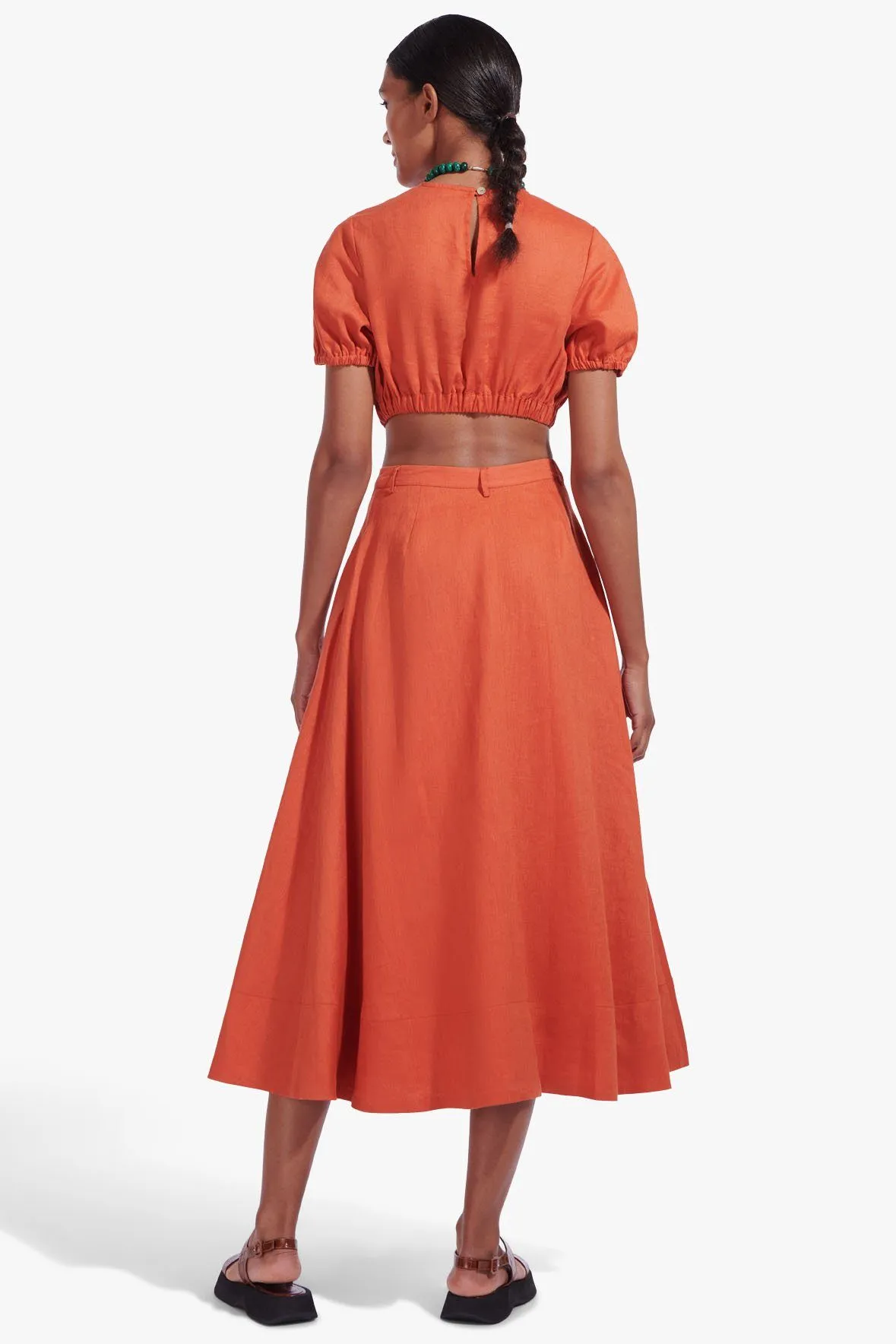 CYBELE SKIRT | BURNT OCHRE