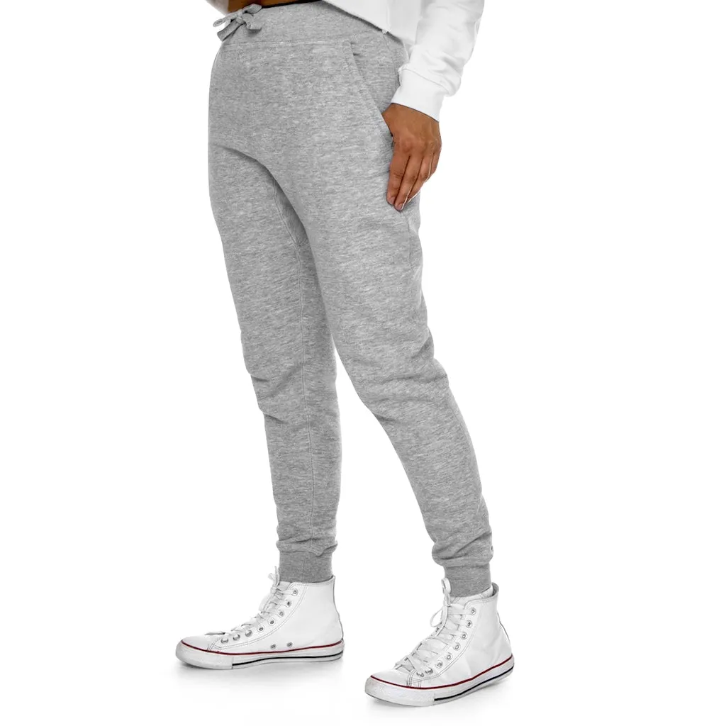 Dark Brown Cow Premium Fleece Joggers