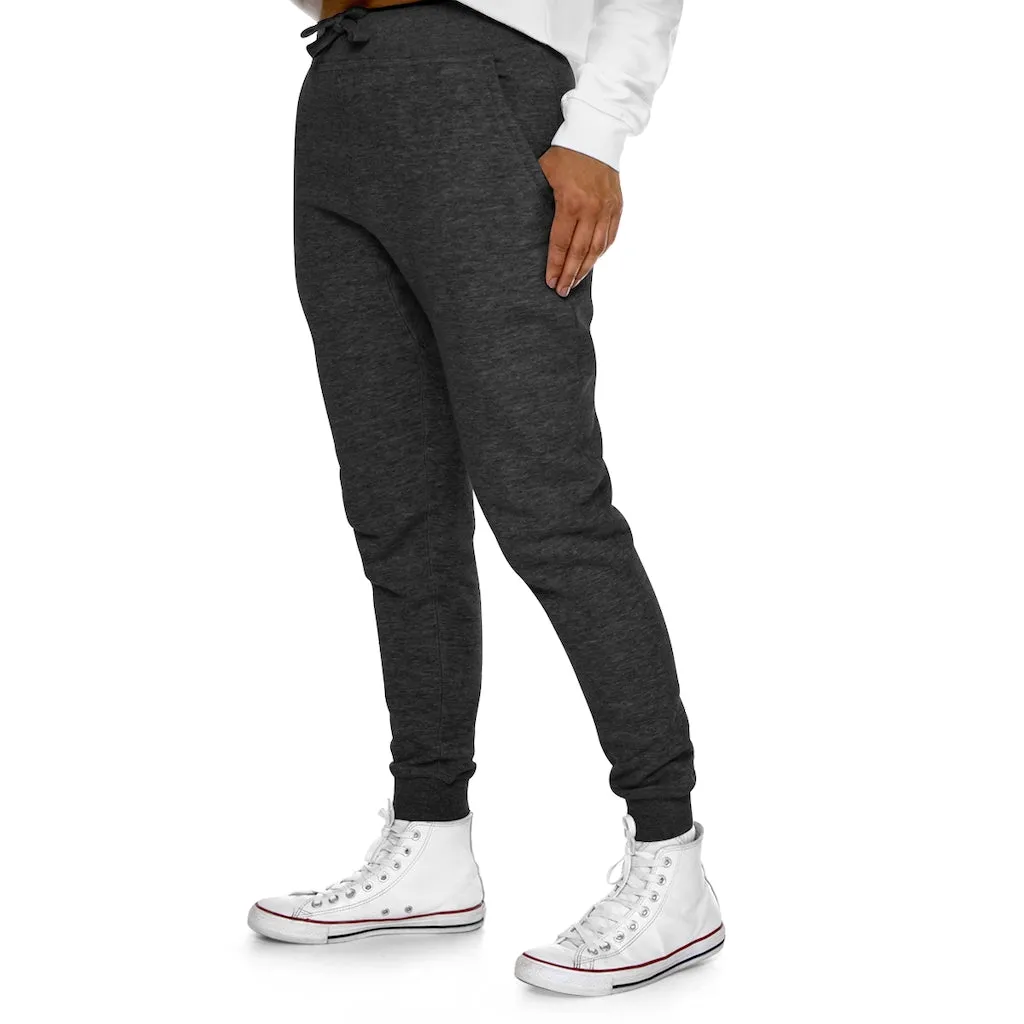 Dark Brown Cow Premium Fleece Joggers