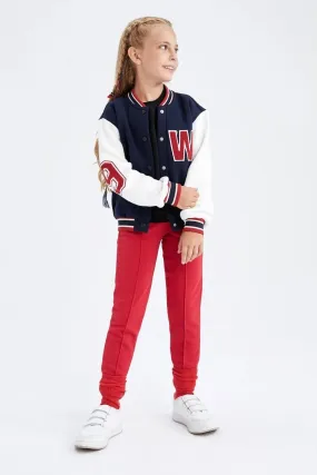 Defacto Girl's Red School Sweatpants