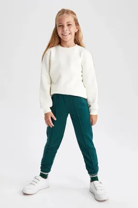 Defacto Girl's Turquoise School Sweatpants