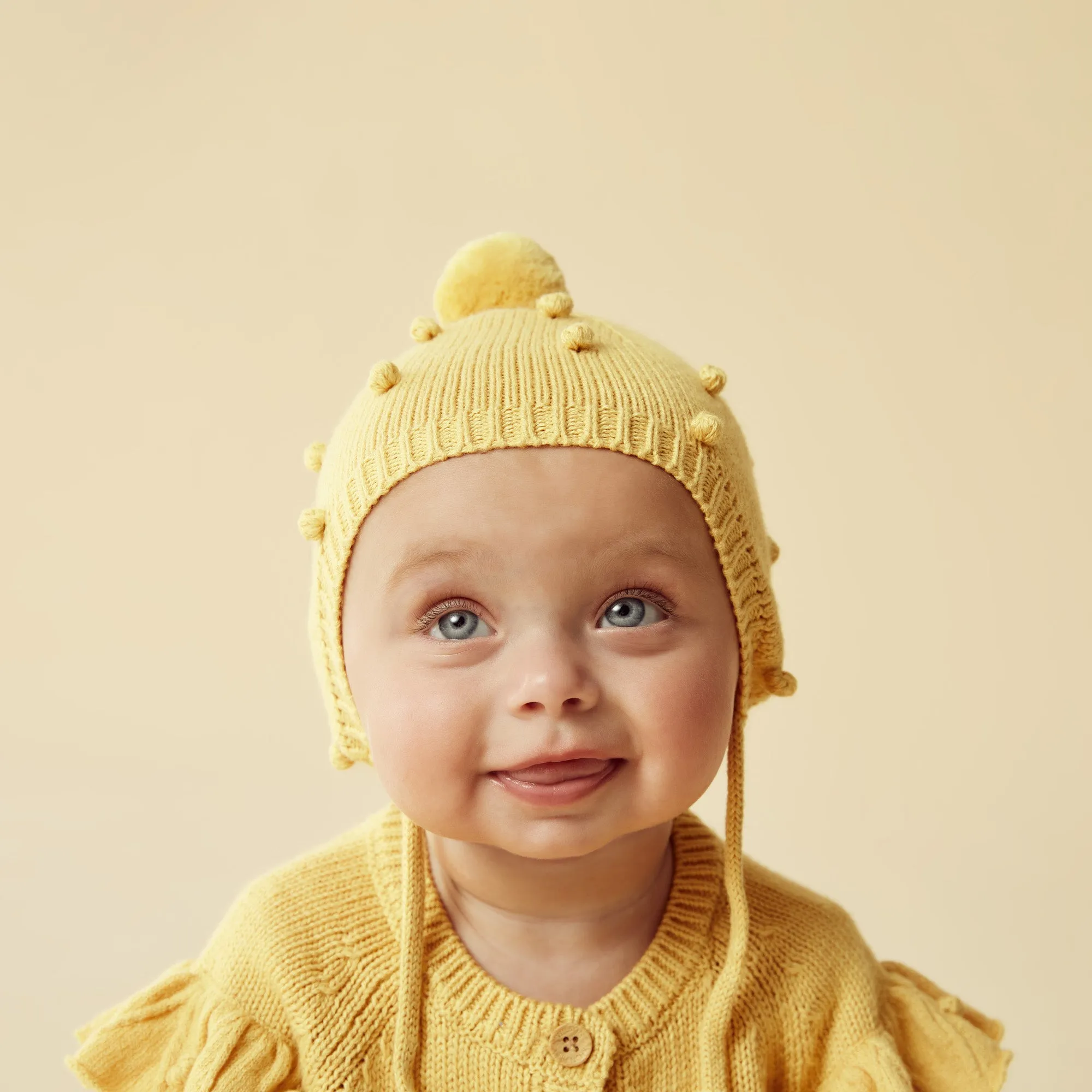 Dijon Knitted Bauble Bonnet