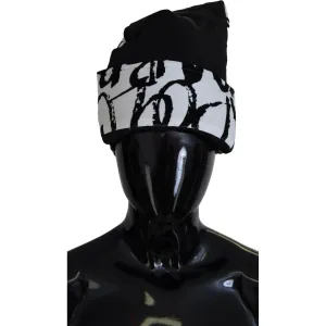 Dolce & Gabbana Elegant Monochrome Knit Beanie Hat