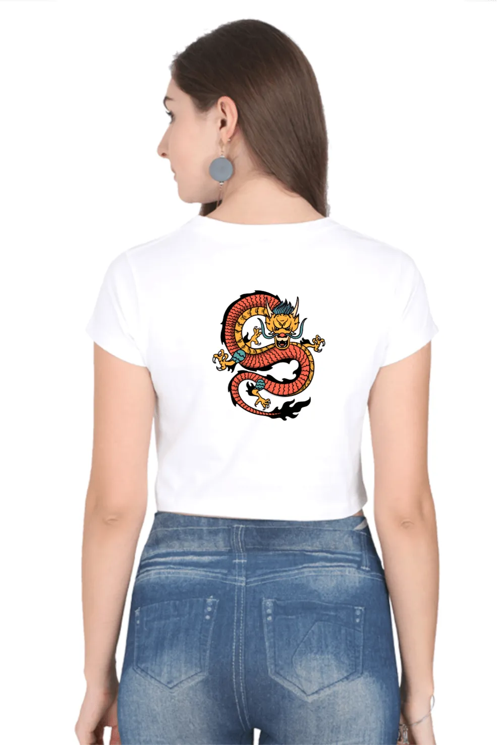 Dragon Art Crop Top C01