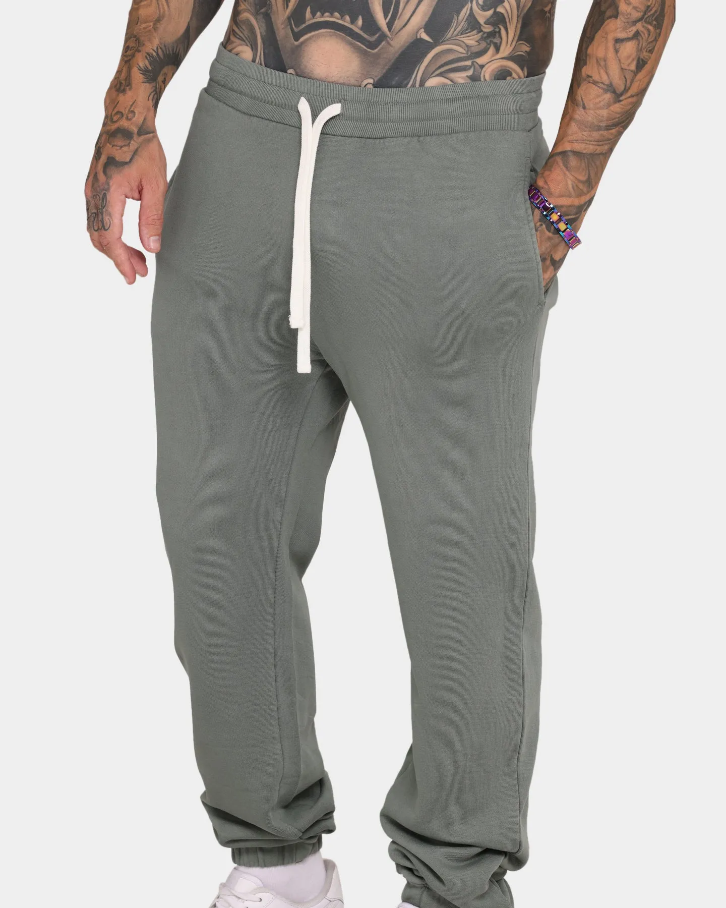 EN ES Cozy Premium Sweat Pants Green