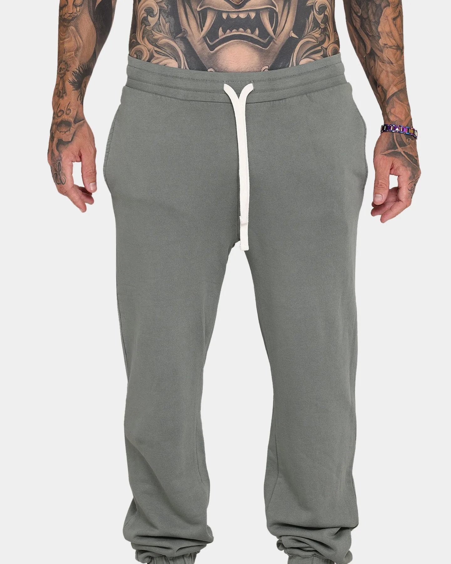 EN ES Cozy Premium Sweat Pants Green