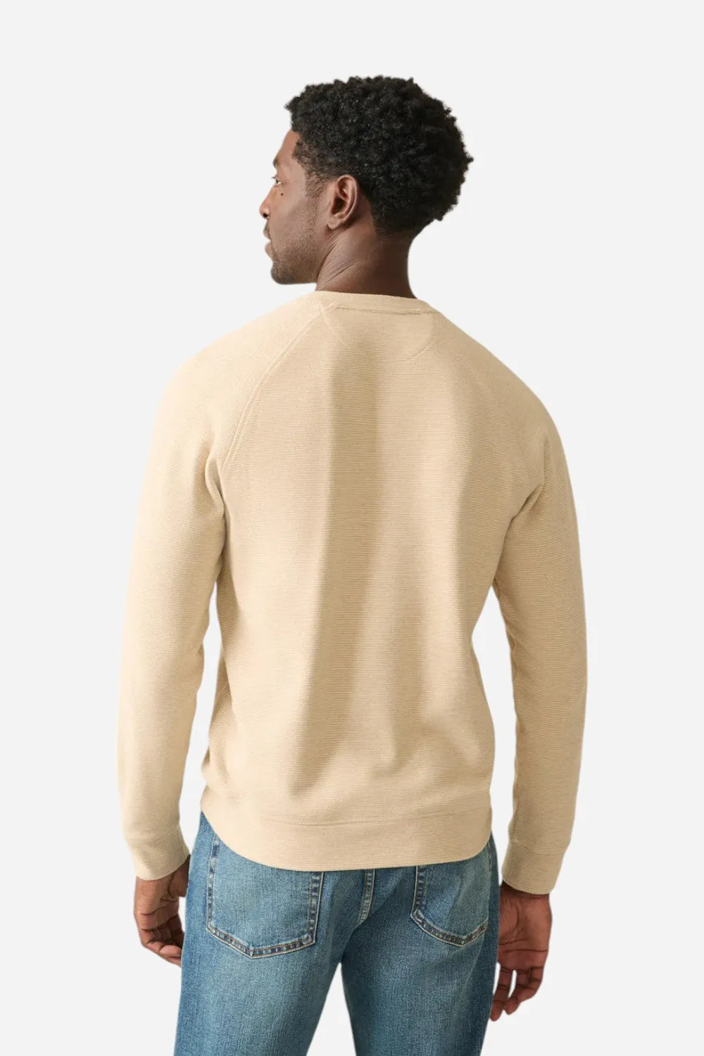 Faherty Legend Sweater Crew Toasty Tundra