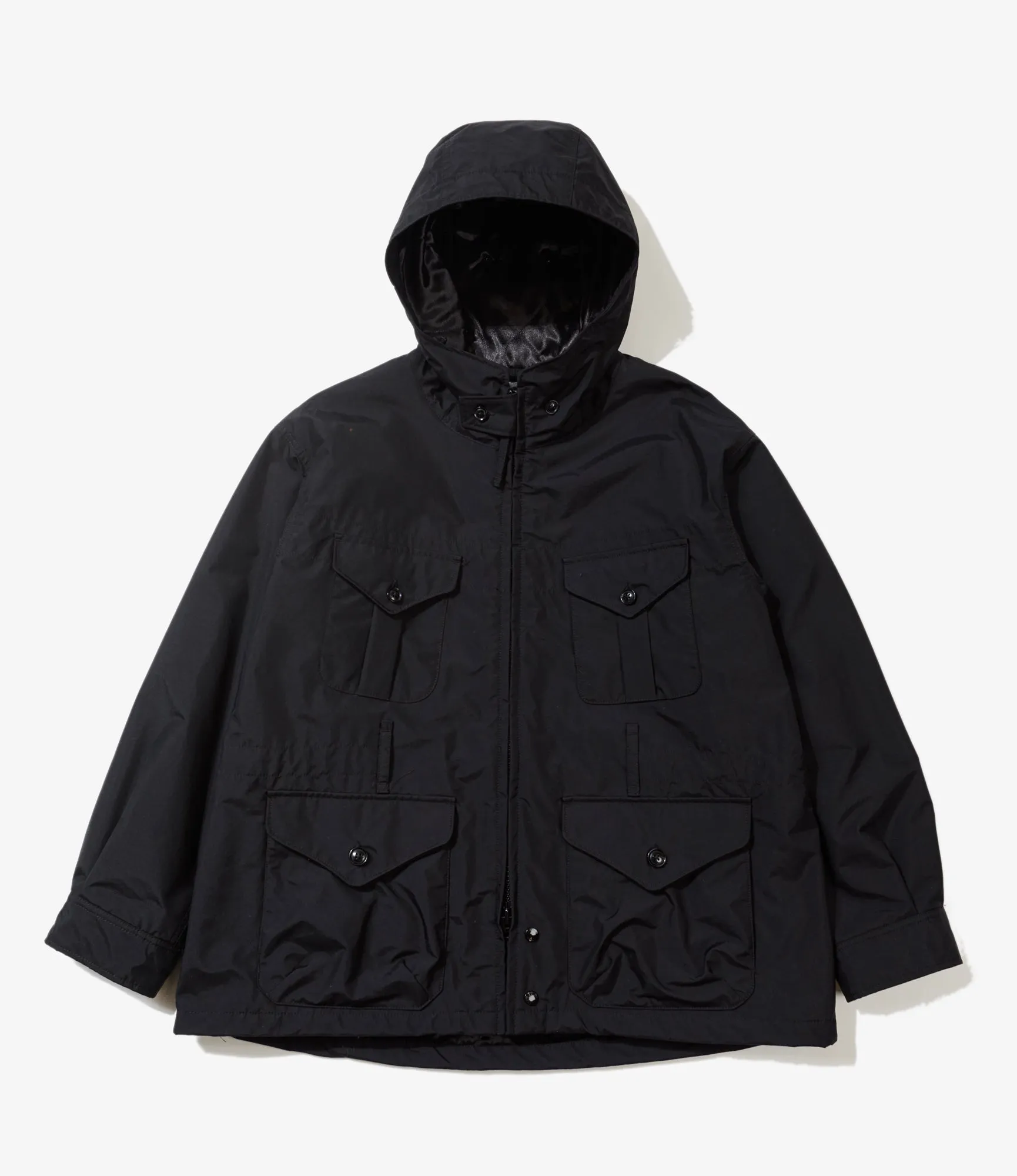 Field Parka - Black Nylon 3 Layer Cloth