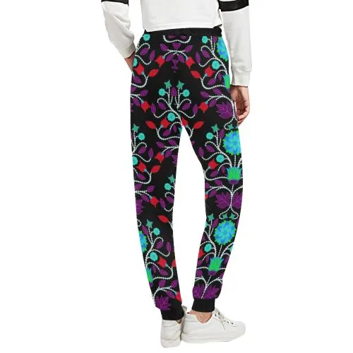 Floral Beadwork Four Clans Winter Women's Sweatpants