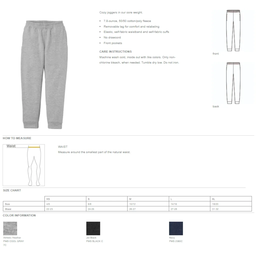 FZ United BOYS Lacrosse Youth and Adult Fleece Joggers