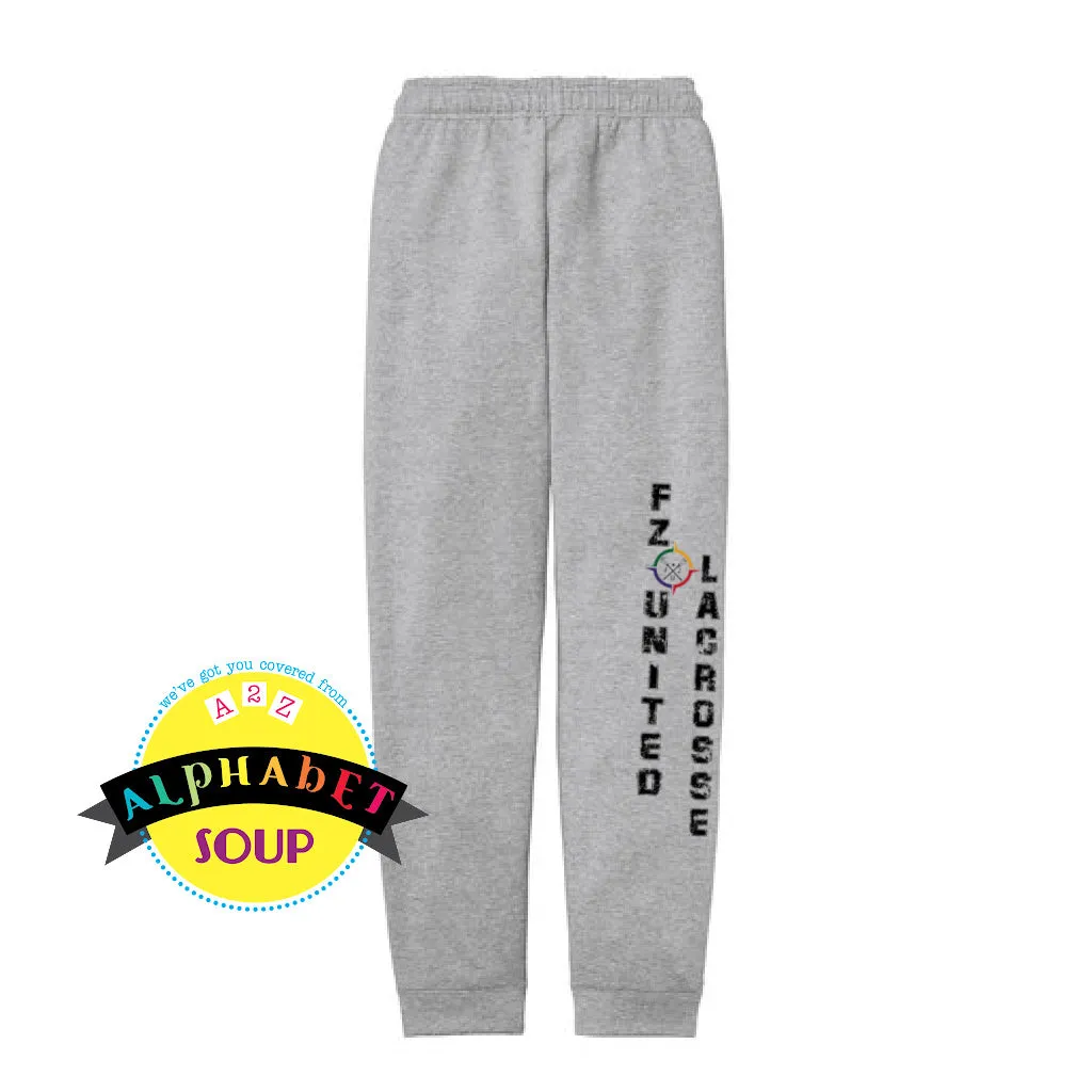 FZ United Girls High School Lacrosse Youth and Adult Fleece Joggers