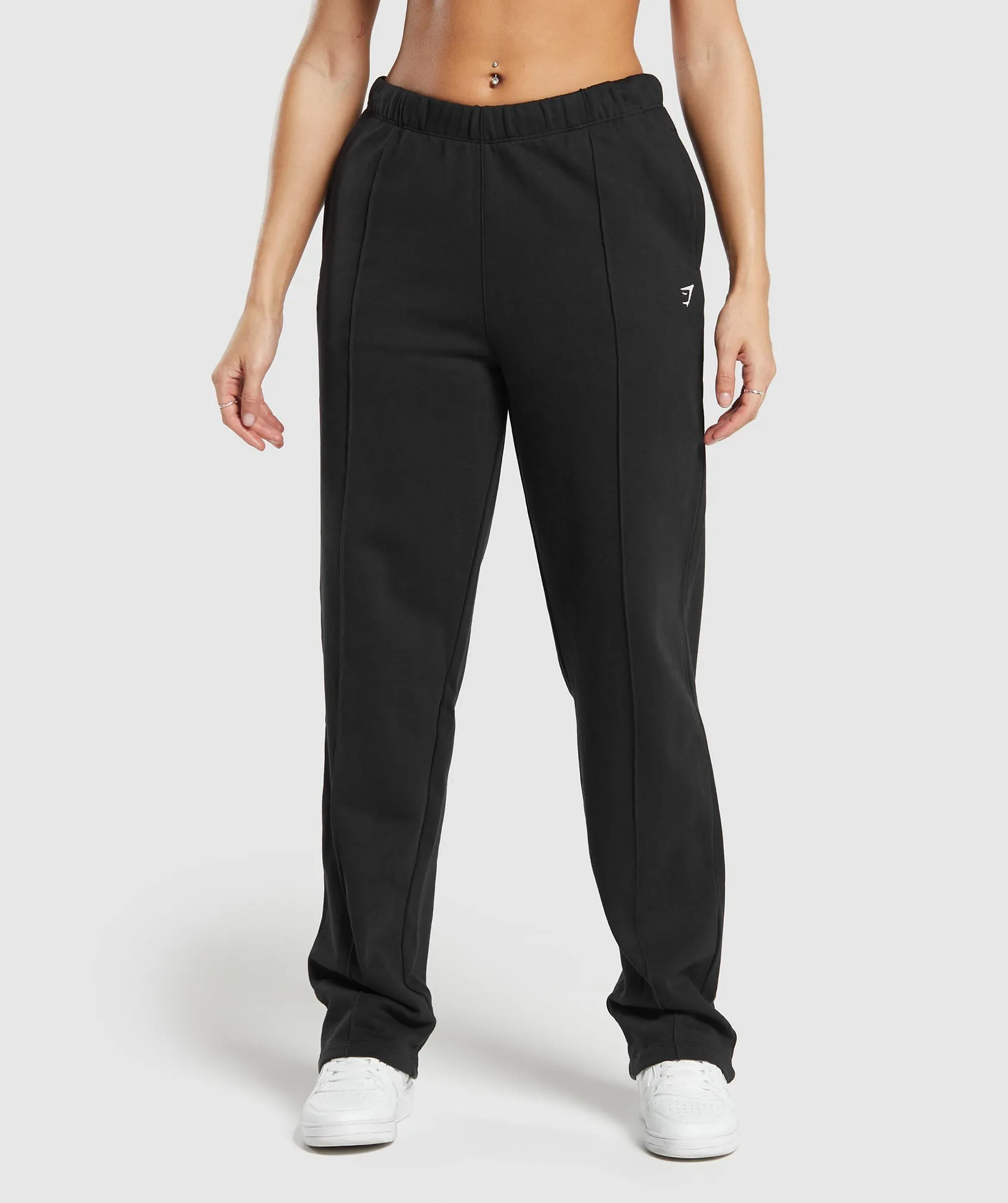 Gymshark Lifting Straight Leg Joggers - Black