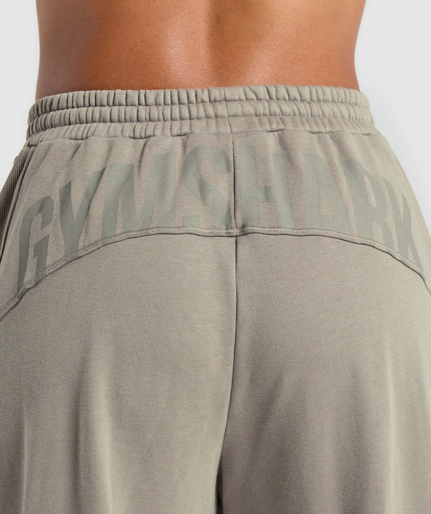 Gymshark Power Washed Joggers - Linen Brown