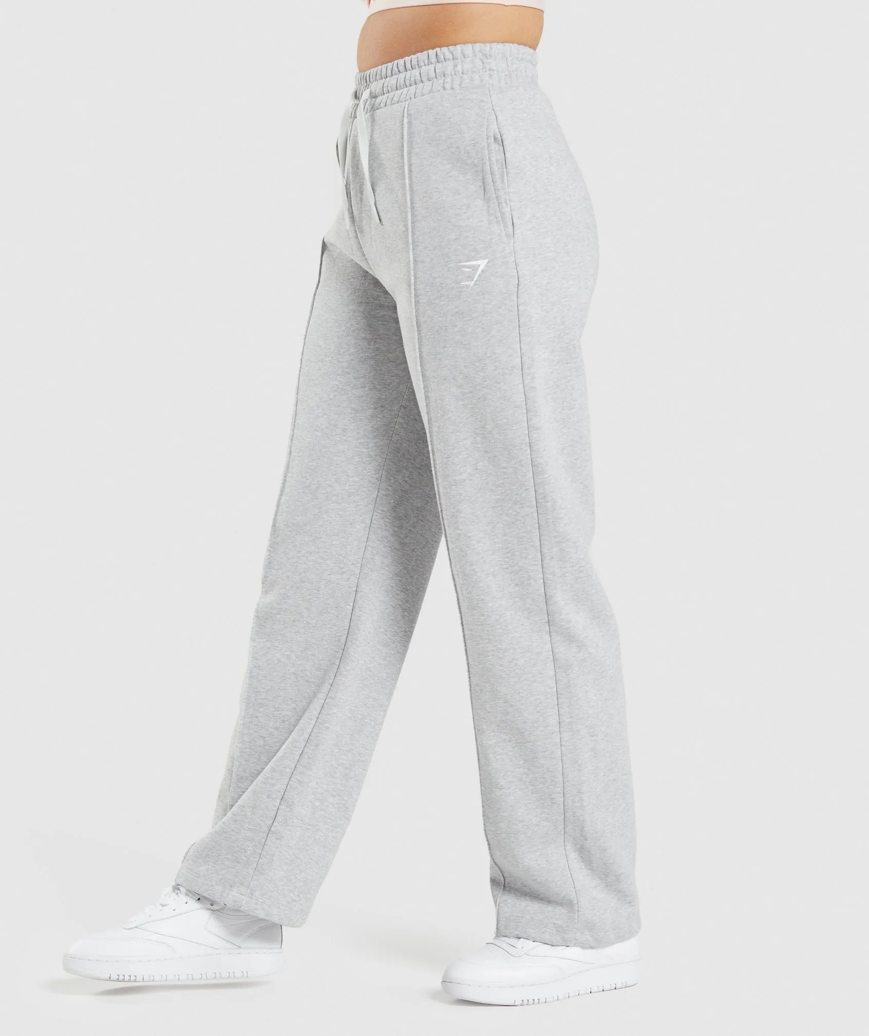 Gymshark Training Straight Leg Joggers - Light Grey Marl