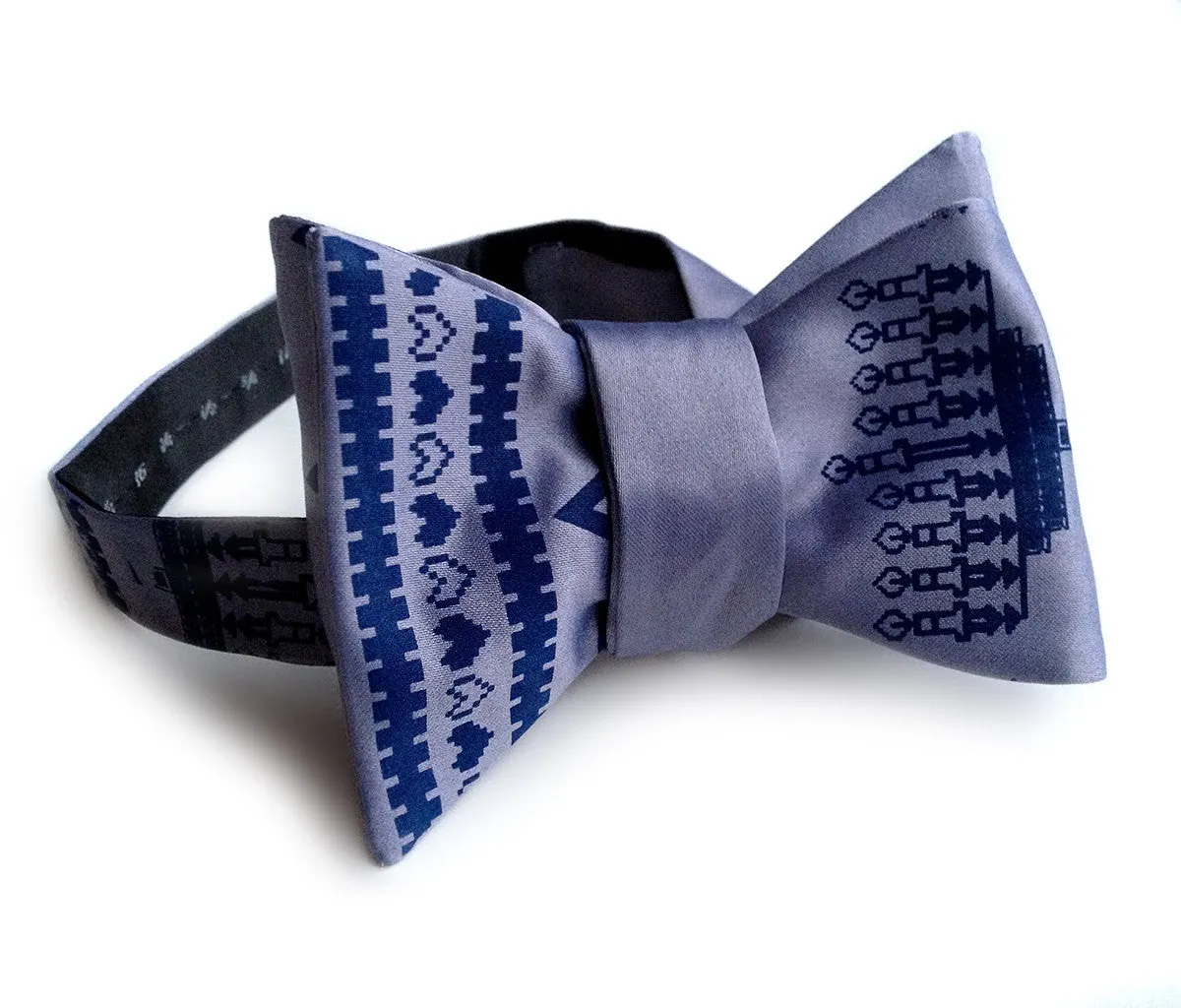 Hanukkah Sweater Bow Tie