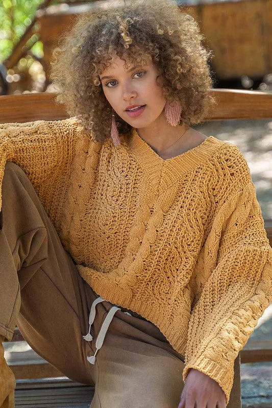 Harlow Twisted Knit Sweater