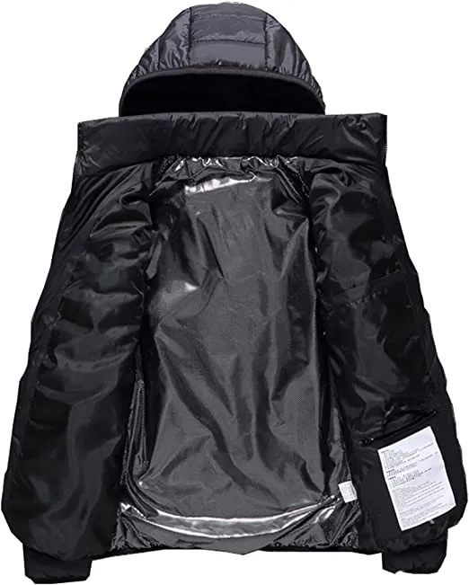 Heated Duck Down Hooded Jacket