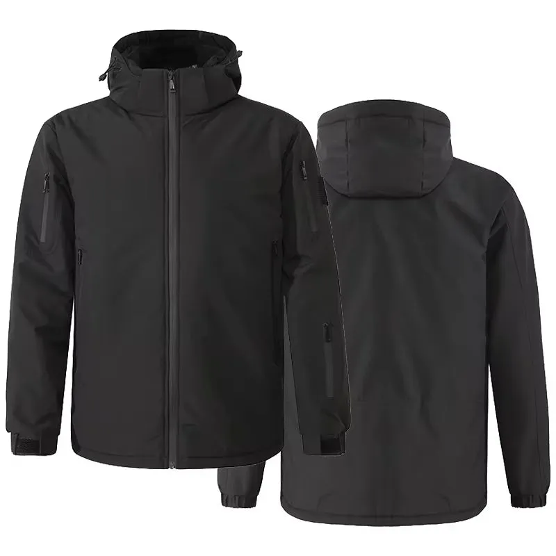 Heated Hooded Hardshell Jacket