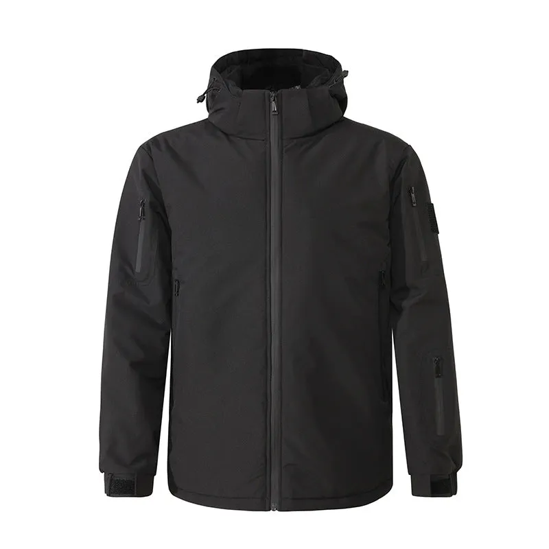 Heated Hooded Hardshell Jacket