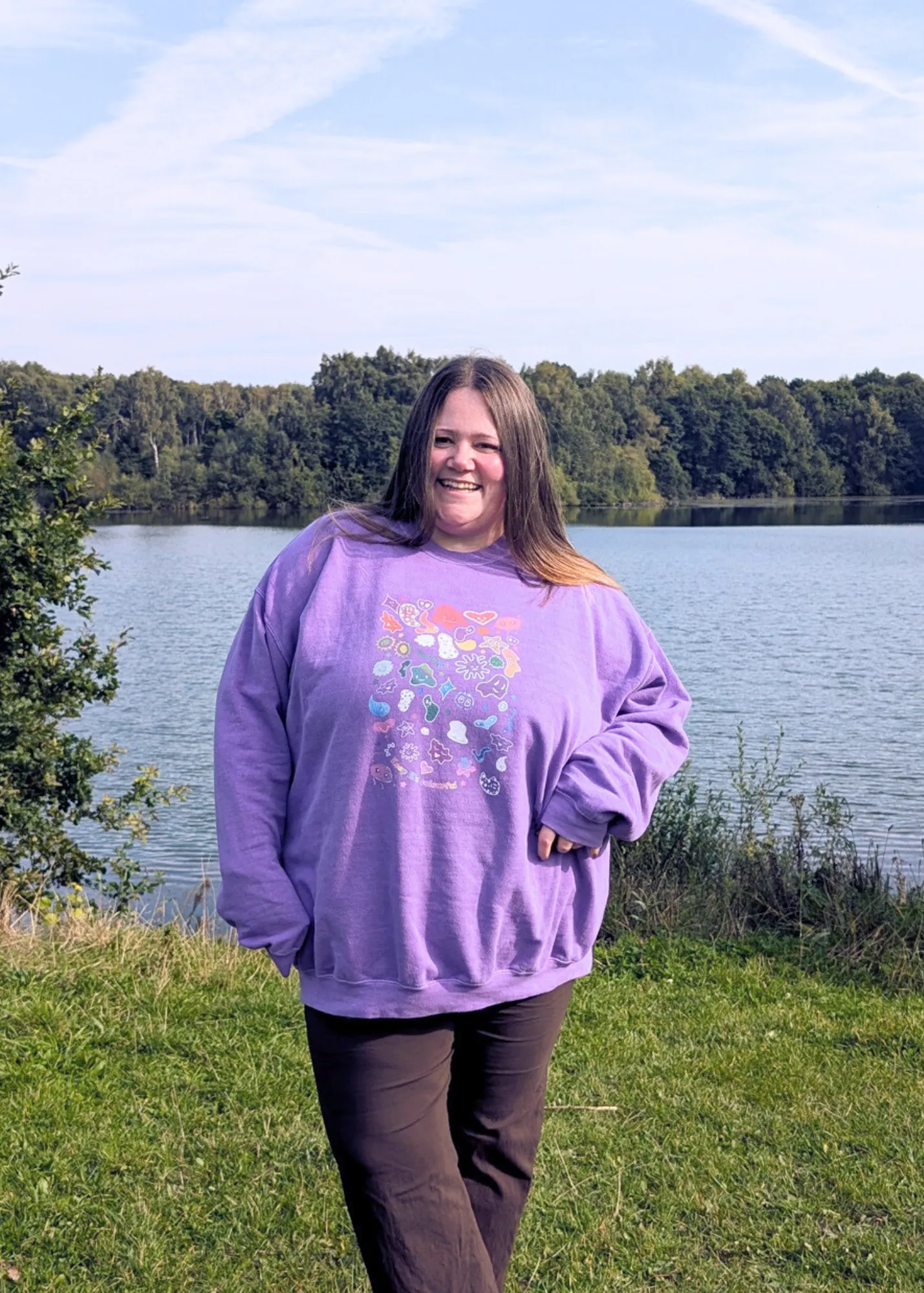 Home of Rainbows - Unisex Keep Life Colourful Sweater (  Charity Donation)