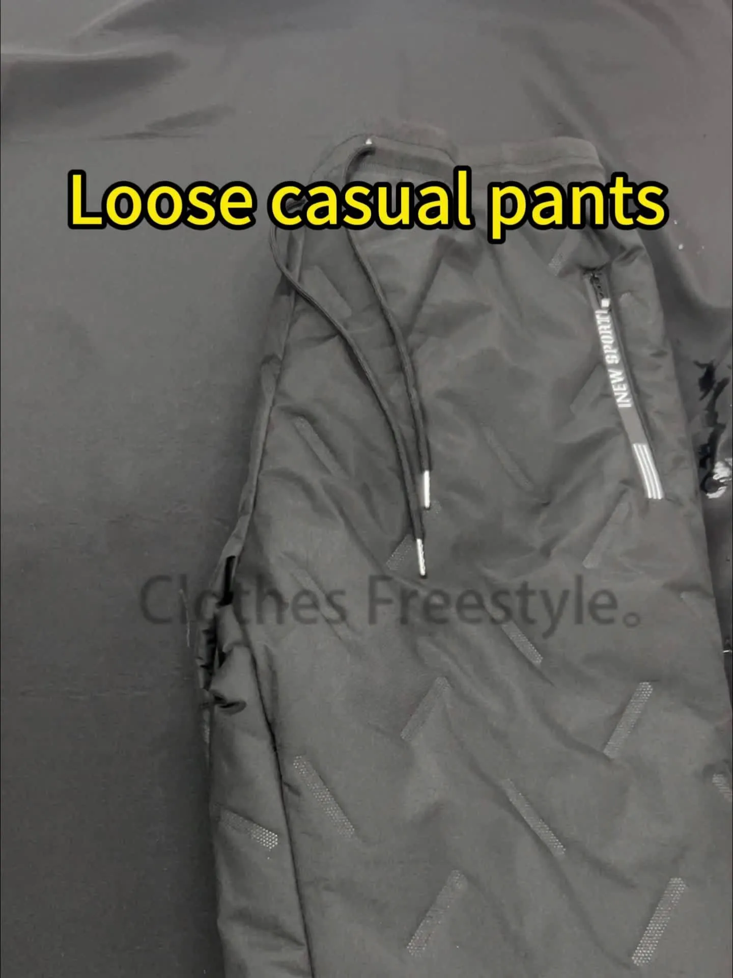 Ilooove Warm Fleece Thick Joggers, Men's Casual Zipper Pocket Windproof Sweatpants For Fall Winter