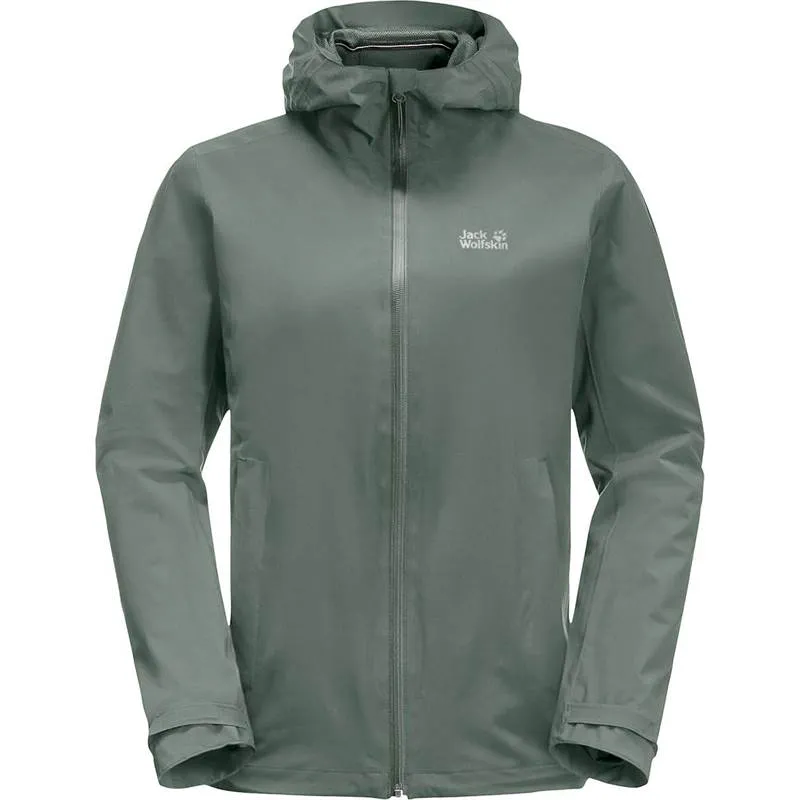 Jack Wolfskin Pack & Go Shell Women's Jacket - Hedge Green