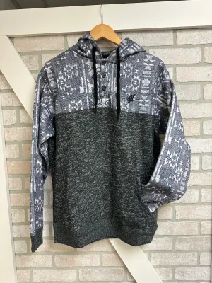 Jimmy Men's Grey Aztec Hoody