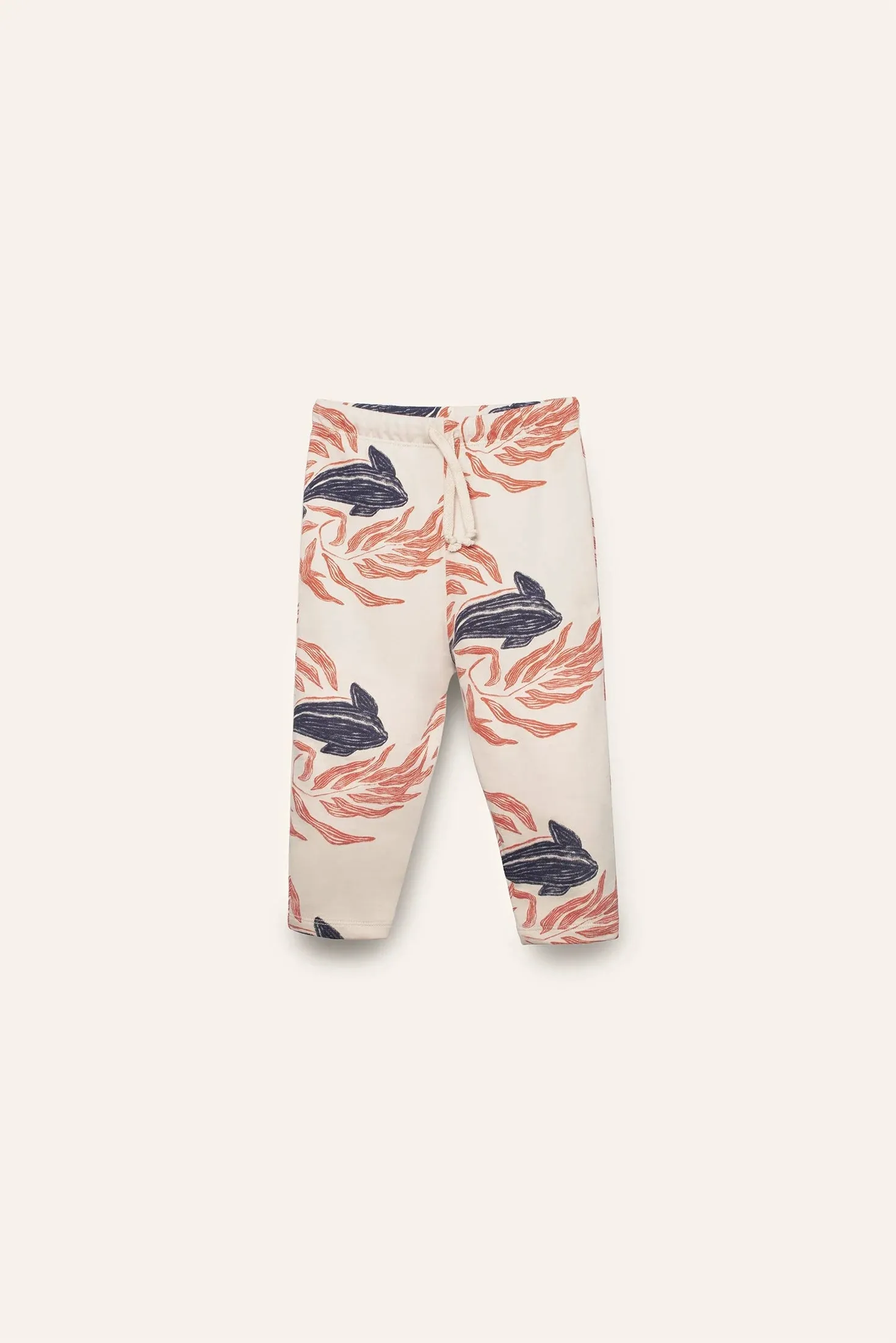 Kids' Whale Sweatpants White