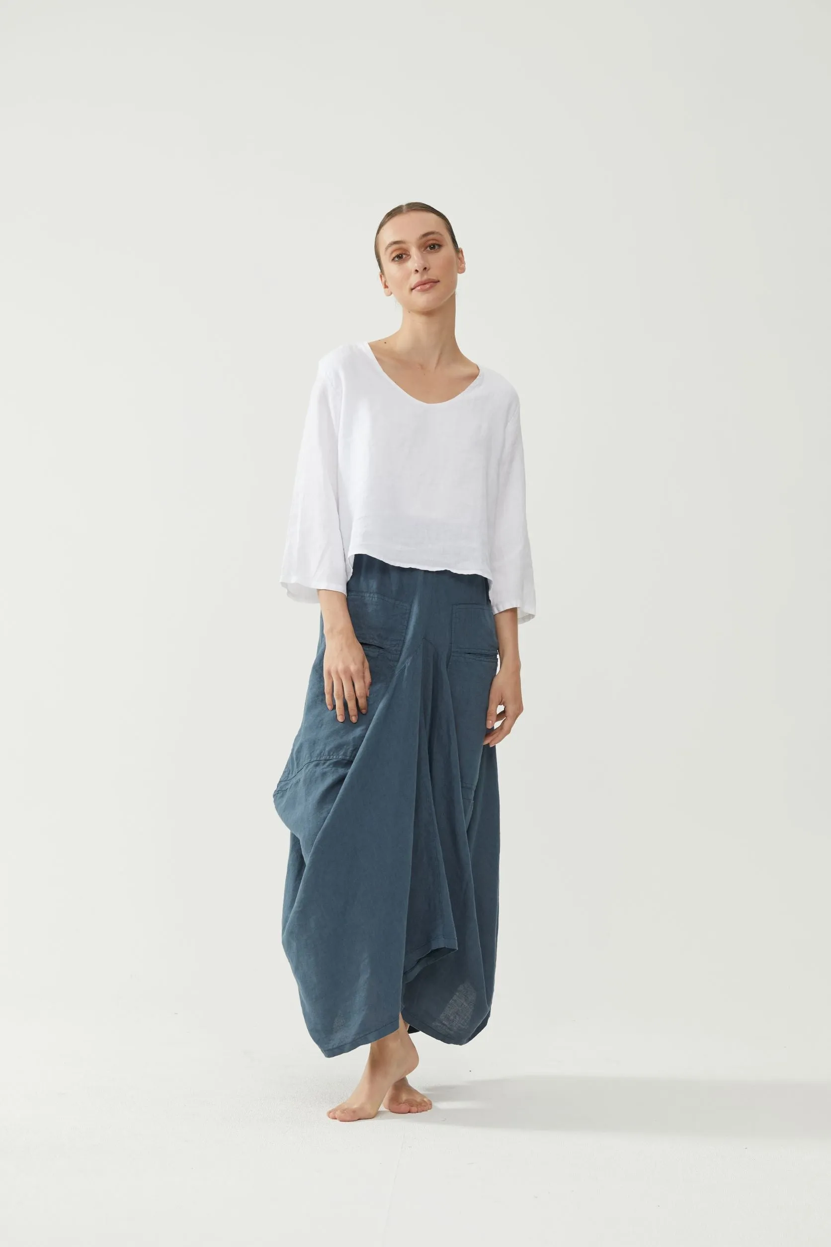 Kiitos Pocket Skirt Slate