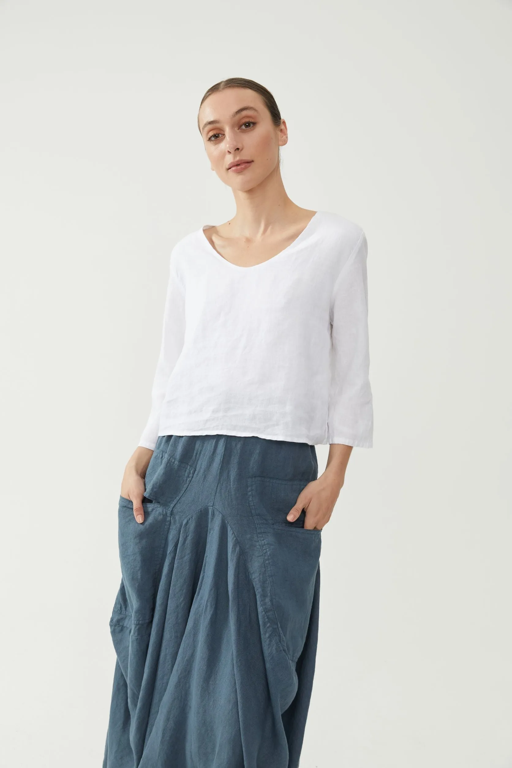 Kiitos Pocket Skirt Slate