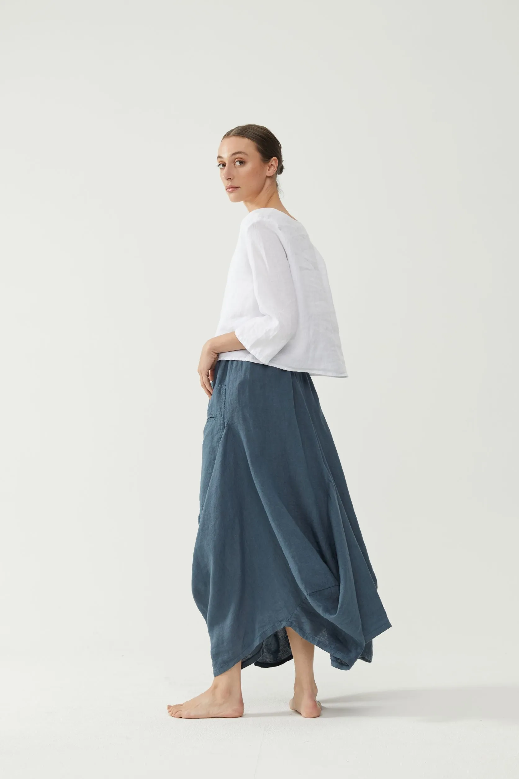 Kiitos Pocket Skirt Slate