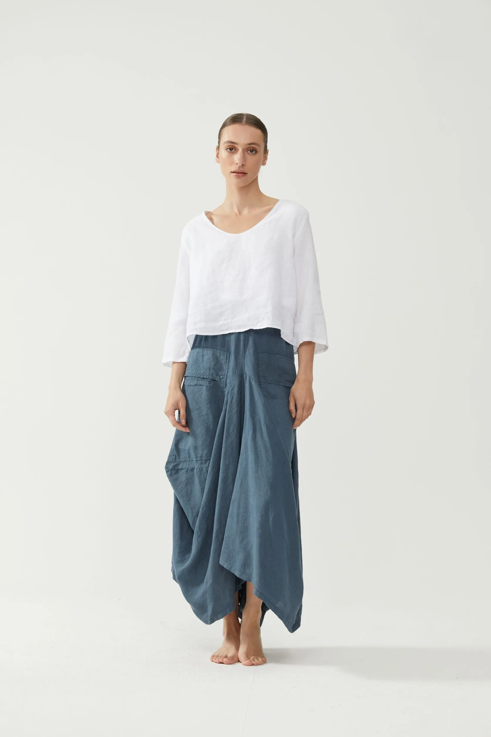 Kiitos Pocket Skirt Slate