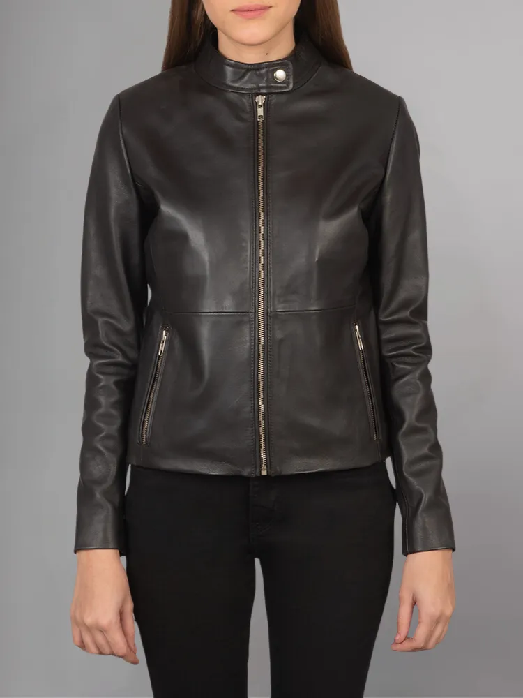 Ladies Real Leather Jacket